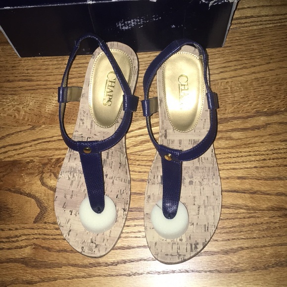 Chaps Shoes - Chaps Navy Sandal 👡 Size 9.5